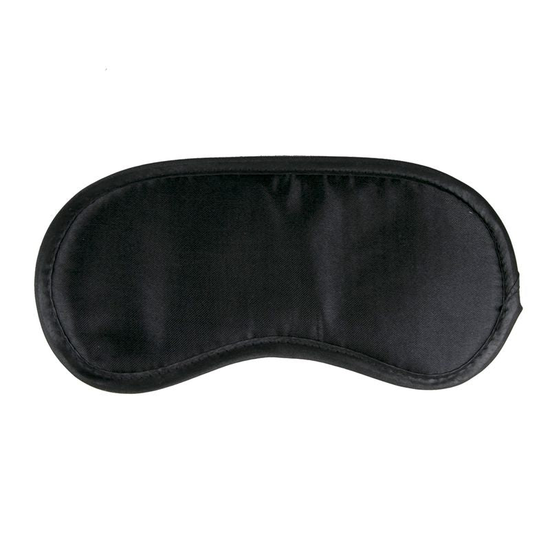 Black Satin Eye Mask for ultimate comfort and sensory experience in intimate essentials for her.