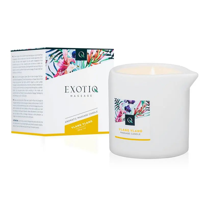 Exotiq Massage Candle Ylang Ylang 200g Exotiq Massage Candle Discreet Intimate Essentials.