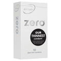 LifeStyles Zero 10 thinnest condoms box featuring uber thin technology for enhanced sensitivity.