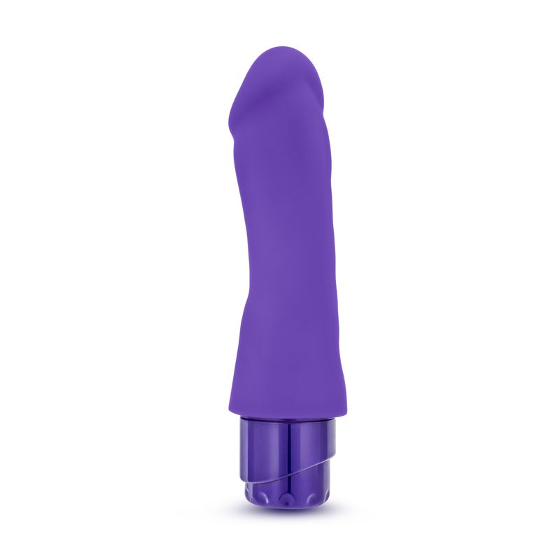 Luxe Marco Purple, a girthy vibrating toy with a curved shaft and multi-speed vibrations for personalized pleasure.