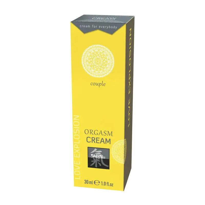 Shiatsu Orgasm Couple Cream 30ml Shiatsu Discreet Intimate Essentials.