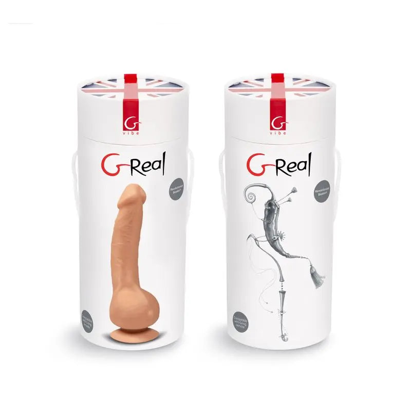 Greal Flesh w Suction Cup Gvibe Discreet Intimate Essentials.