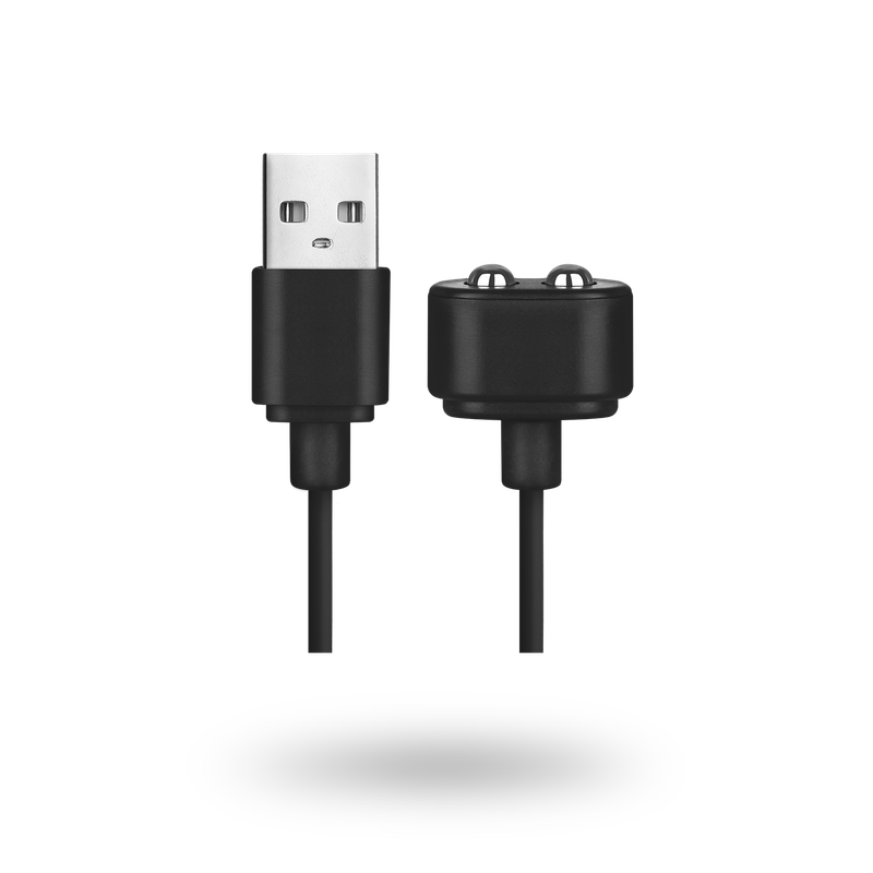 Satisfyer USB Charge Cable Black for rechargeable intimate essentials and sex toys.