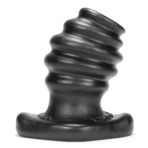 Butthole-2 Hollow Plug Medium Black OxBalls Discreet Intimate Essentials.