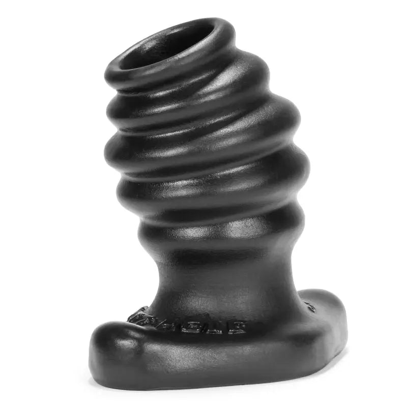 Butthole-2 Hollow Plug Medium Black OxBalls Discreet Intimate Essentials.