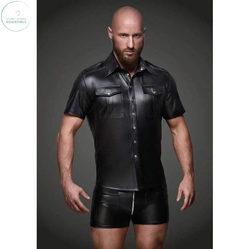 Affordable quality Sexy And Elegant Shirt With Front Pockets  from Noir by Discreet Intimate Essentials with Discreet Delivery 