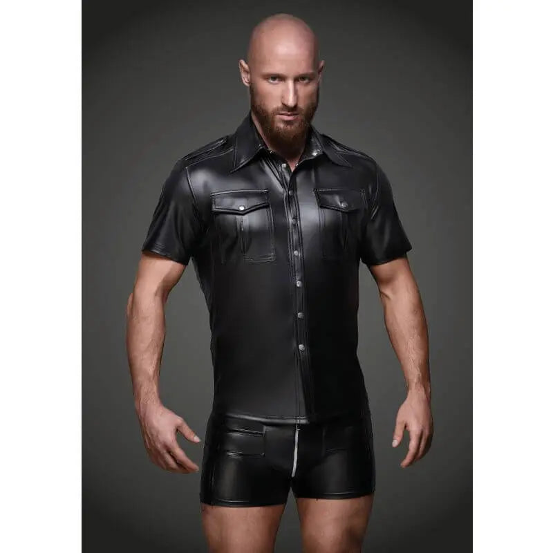 Affordable quality Sexy And Elegant Shirt With Front Pockets  from Noir by Discreet Intimate Essentials with Discreet Delivery 