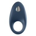 Satisfyer Mighty One app connected vibrator in elegant navy design for enhanced pleasure and control.