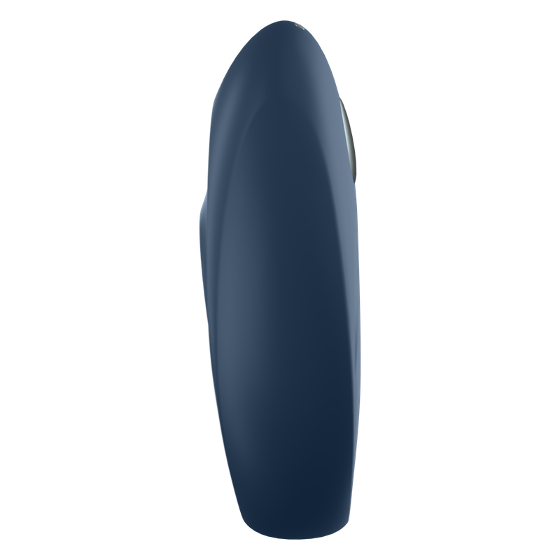 Satisfyer Mighty One app connected vibrator displayed from a side angle showcasing its sleek design.