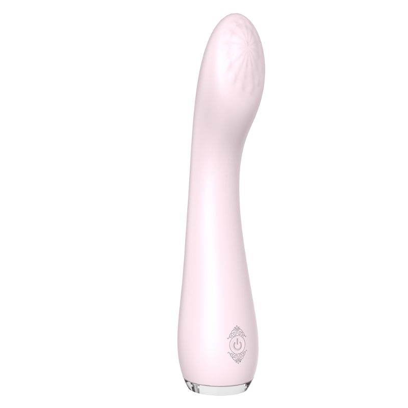 Lisa Massager Orchid, a rechargeable ergonomic massager with flexible neck and 9 vibration modes.