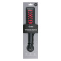 Paddle XOXO Black adult pleasure paddle for couples, featuring red inscription for playful spanking.