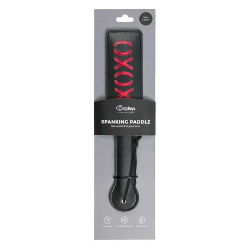 Paddle XOXO Black Fetish Collection Discreet Intimate Essentials.