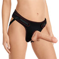 Realistic strap on dildo set featuring adjustable harness and lifelike shaft for authentic sensations.