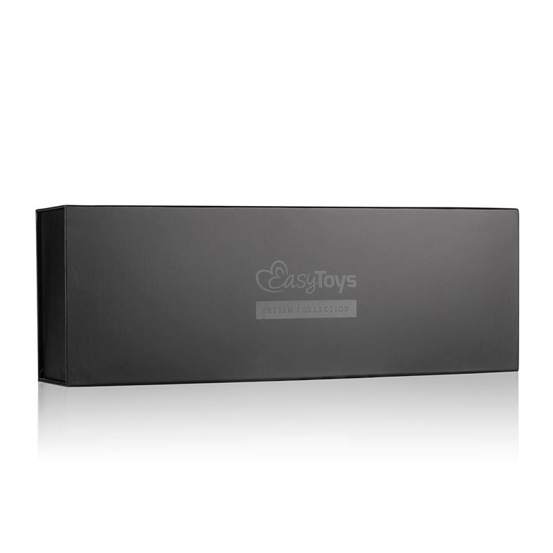 Beginners bondage kit packaging box from EasyToys, sleek black design for discreet storage and presentation.