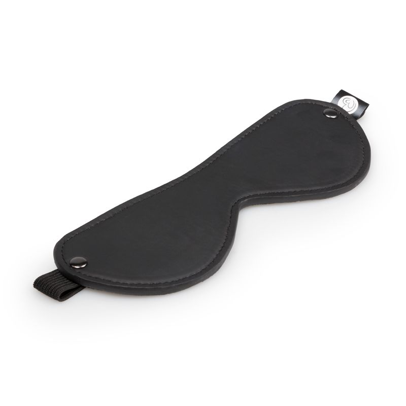 Black eye mask from the Beginners Bondage Fantasy Kit, perfect for exploring intimate essentials for her.