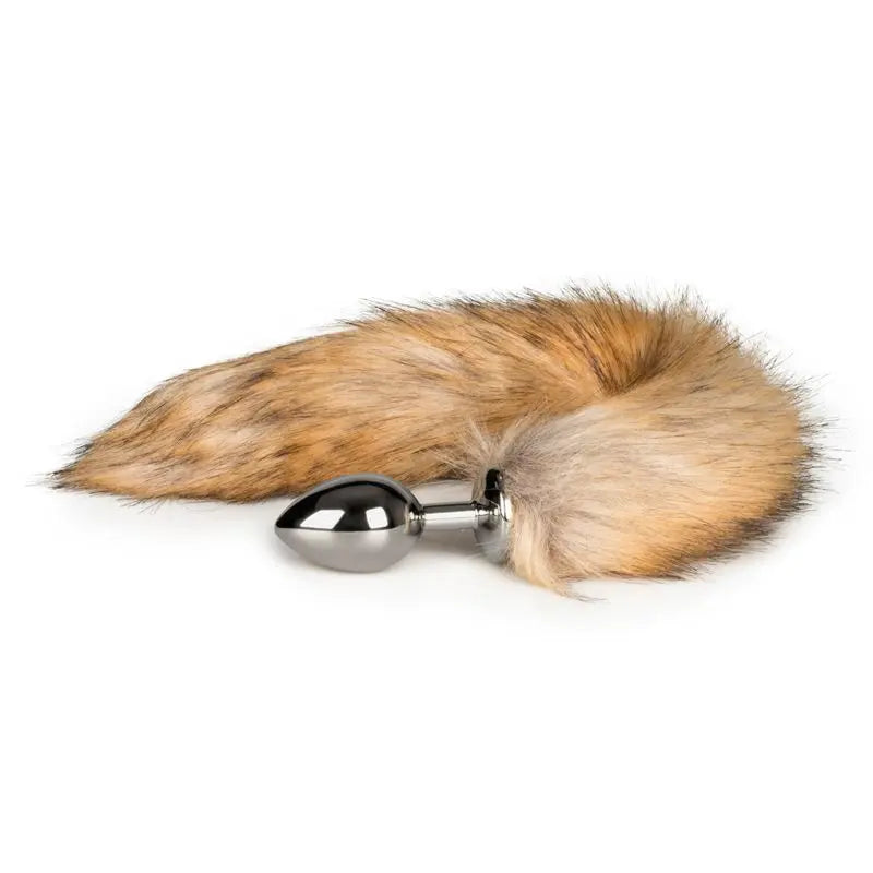 Fox Tail No. 2 Silver Plug Fetish Collection Discreet Intimate Essentials.