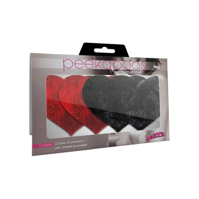 Stolen Kisses Hearts Pasties Peekaboo Pasties Discreet Intimate Essentials.