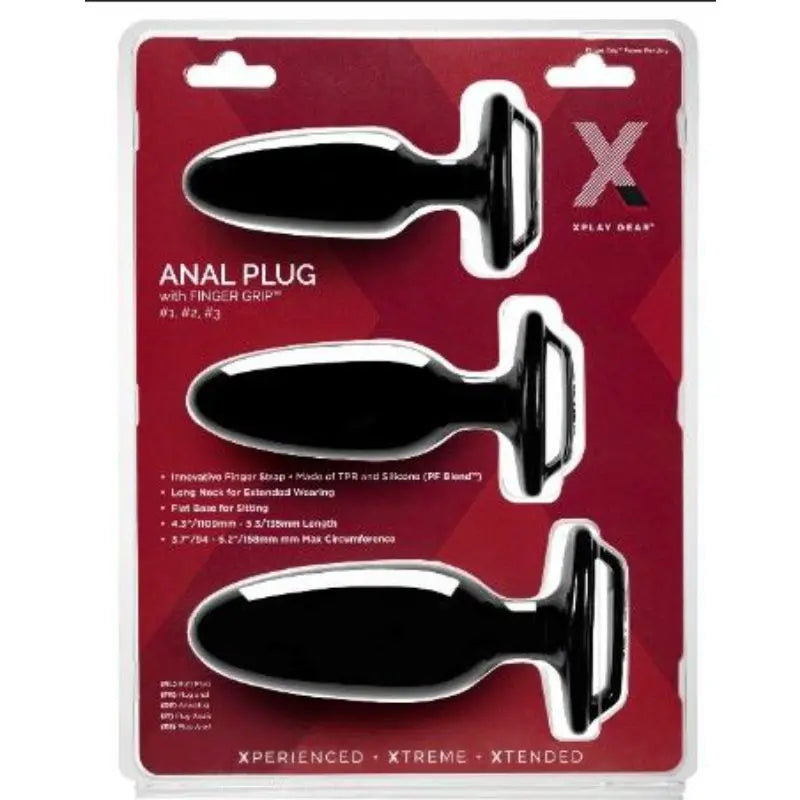Xplay Finger Grip Plug Starter Kit PerfectFit Discreet Intimate Essentials.