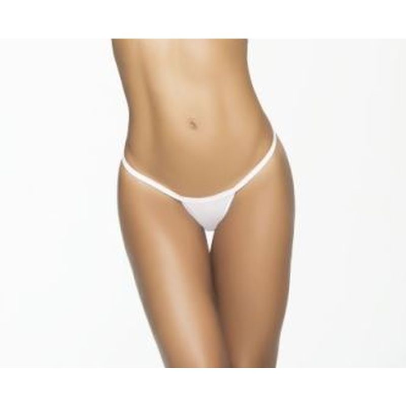 Y Back Thong White showcasing feminine silhouette, perfect for any occasion - y back thong lingerie essential.