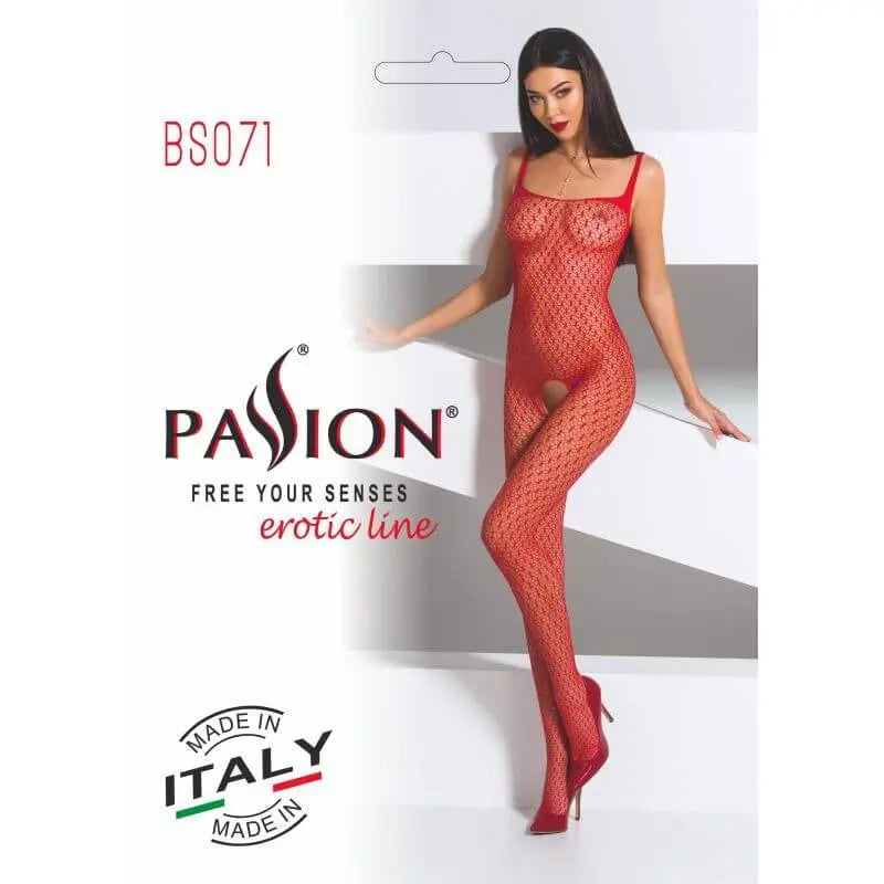 Bodystocking BS071 White Passion Lingerie Discreet Intimate Essentials.