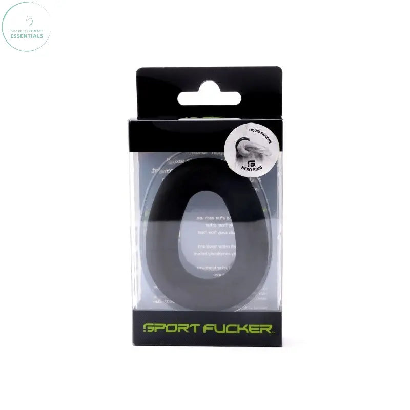 Affordable quality Hero Ring Black  from Sport Fucker by Discreet Intimate Essentials with Discreet Delivery 