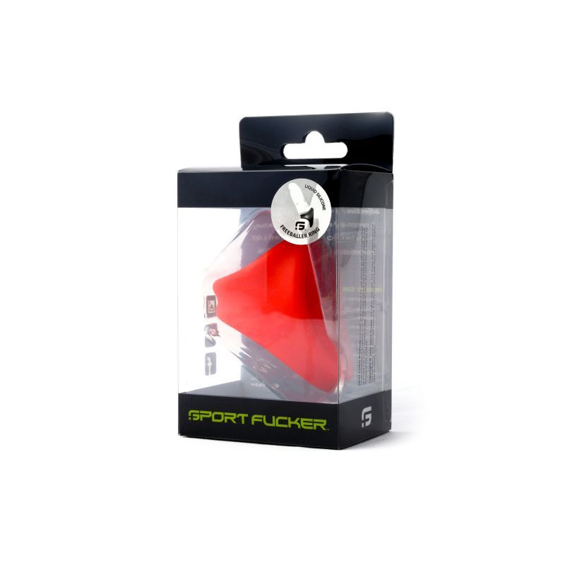 Freeballer Ring Red in packaging, showcasing the product for potential customers.
