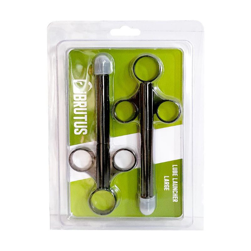 Lube Launcher 2 Pc Set by Brutus, compact and easy-to-use design for intimate essentials, perfect for home and on-the-go.