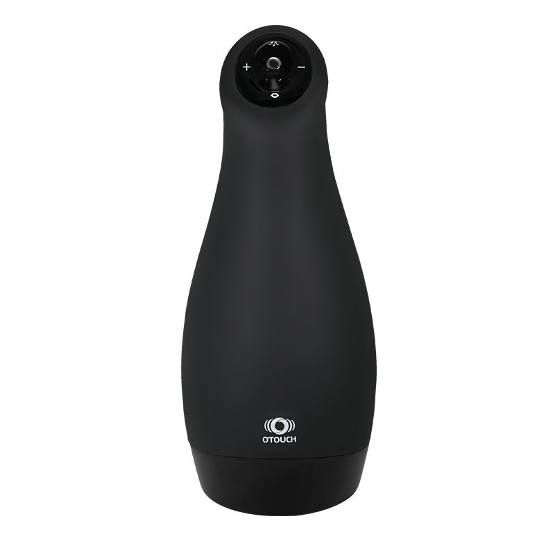 Airturn 3 Suction Masturbator Vaginal in sleek black design with intuitive controls for ultimate pleasure.