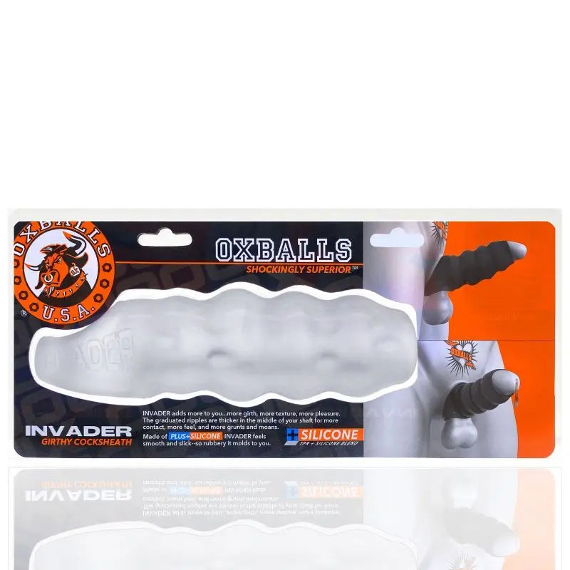Invader Cocksheath Cool Ice OxBalls Discreet Intimate Essentials.