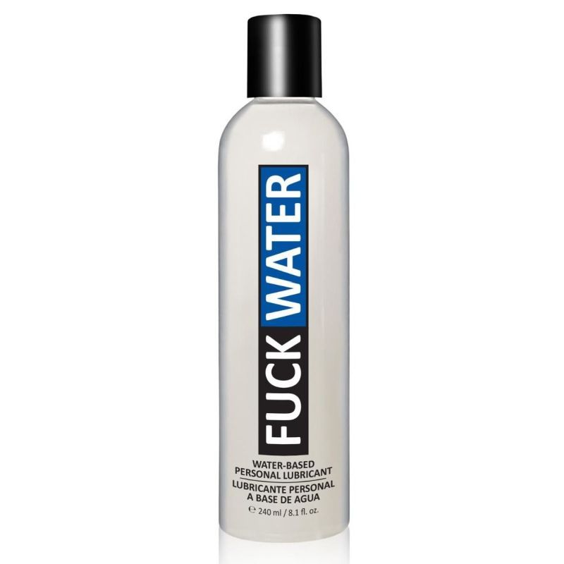 FuckWater 8oz Hybrid Cream Lubricant bottle, water-based personal lubricant for intimate essentials.