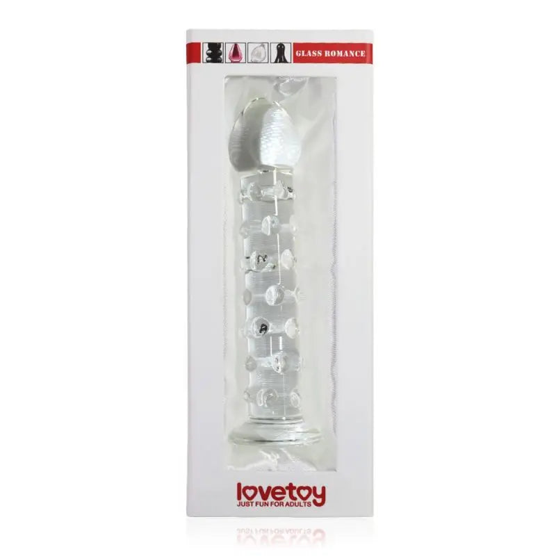 Glass Romance 2 Clear 7in Glass Romance Discreet Intimate Essentials.