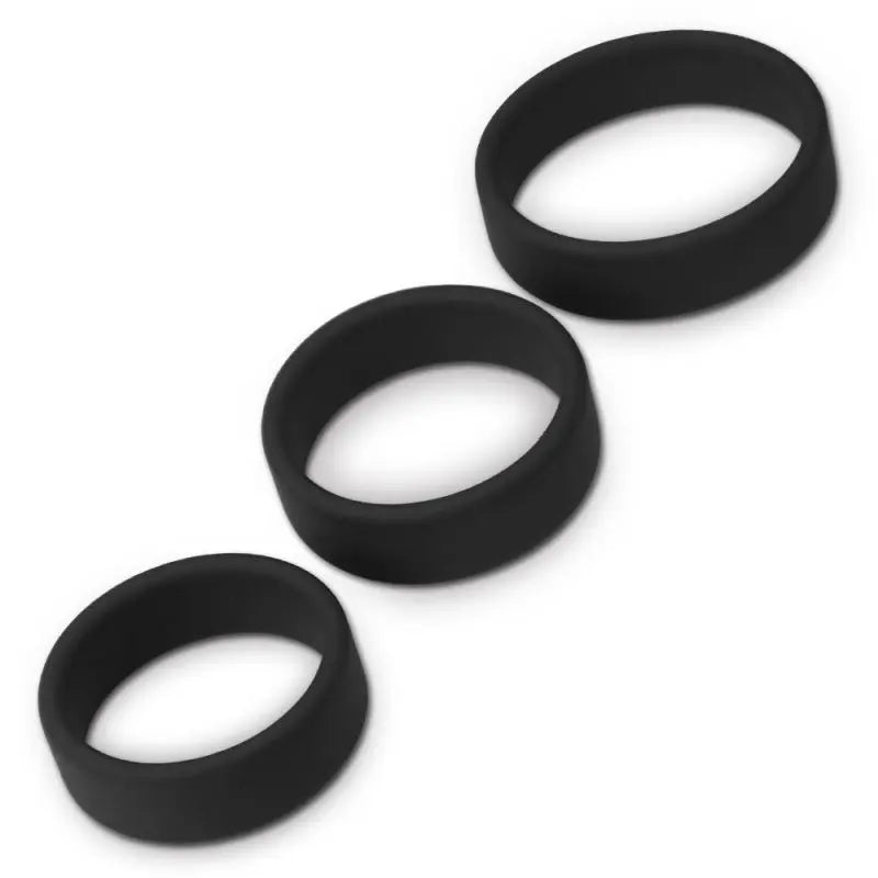 Silicone 3 Pc Pro Cock Ring Set Lovetoy Discreet Intimate Essentials.