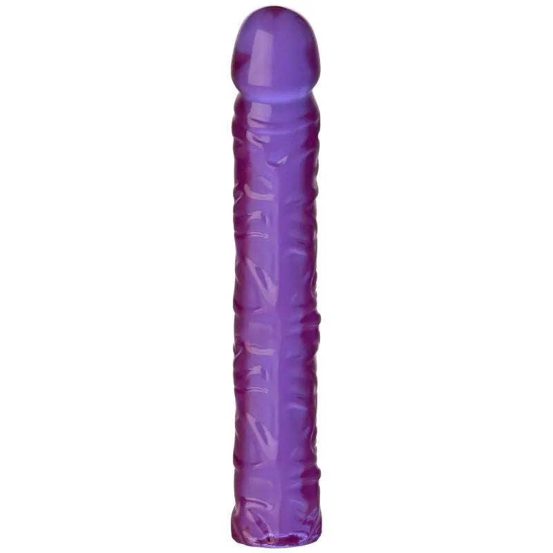 10 in Classic Dong Purple Crystal Jellies Discreet Intimate Essentials.