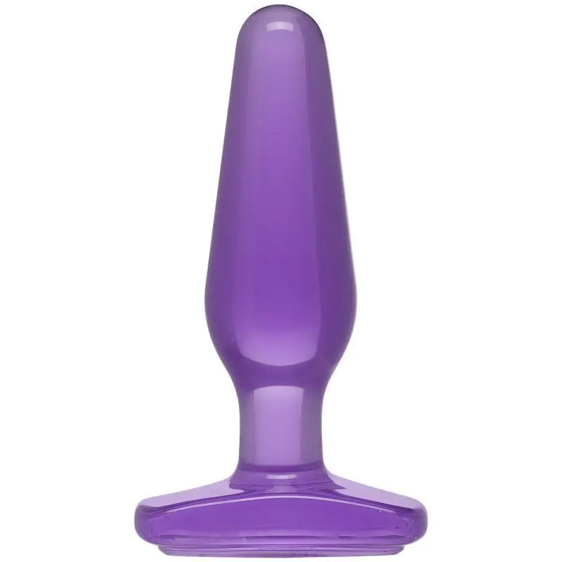 Medium Butt Plug Purple Crystal Jellies Discreet Intimate Essentials.