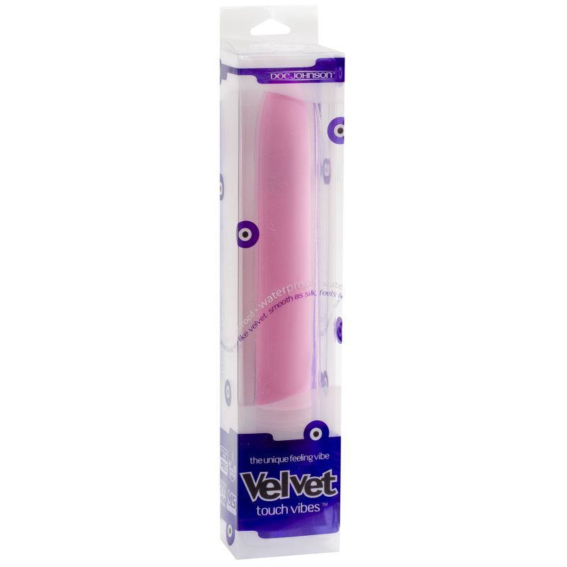 Pink Velvet Vibrator packaged for ultimate pleasure and comfort in a sleek design.