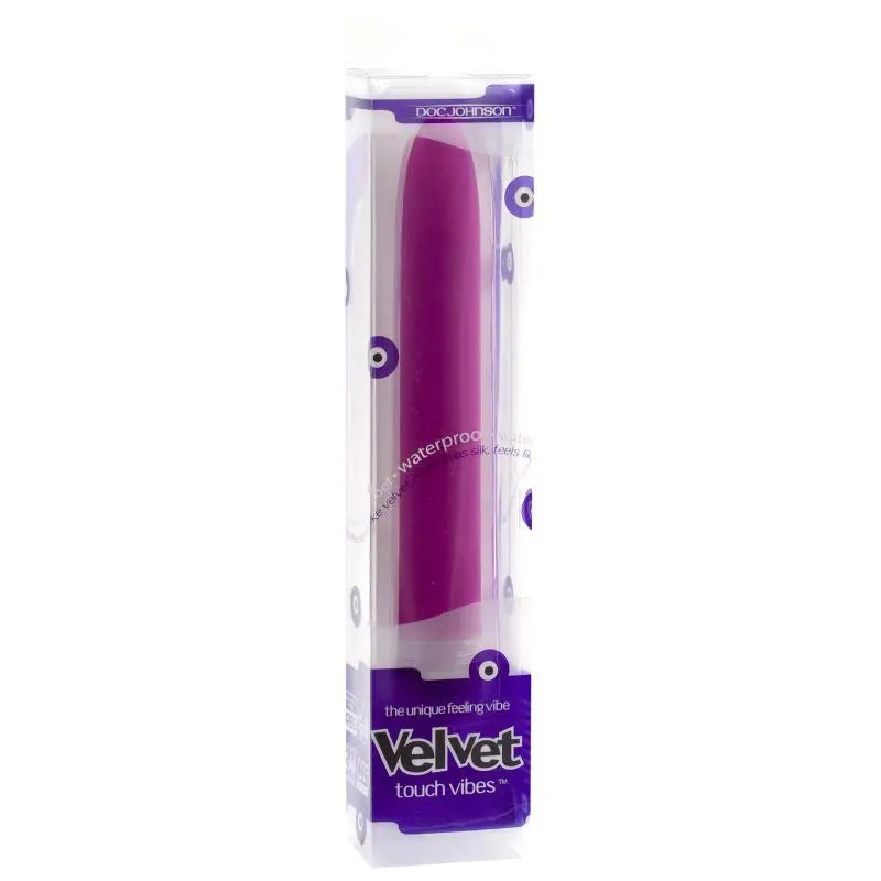 Velvet Touch Vibe Magenta Doc Johnson Discreet Intimate Essentials.