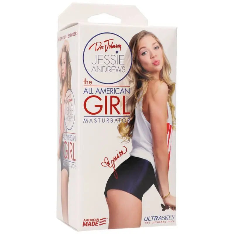 Jessie Andrews Ultraskyn The All American Girl Masturbator Vanilla Signature Strokers Discreet Intimate Essentials.