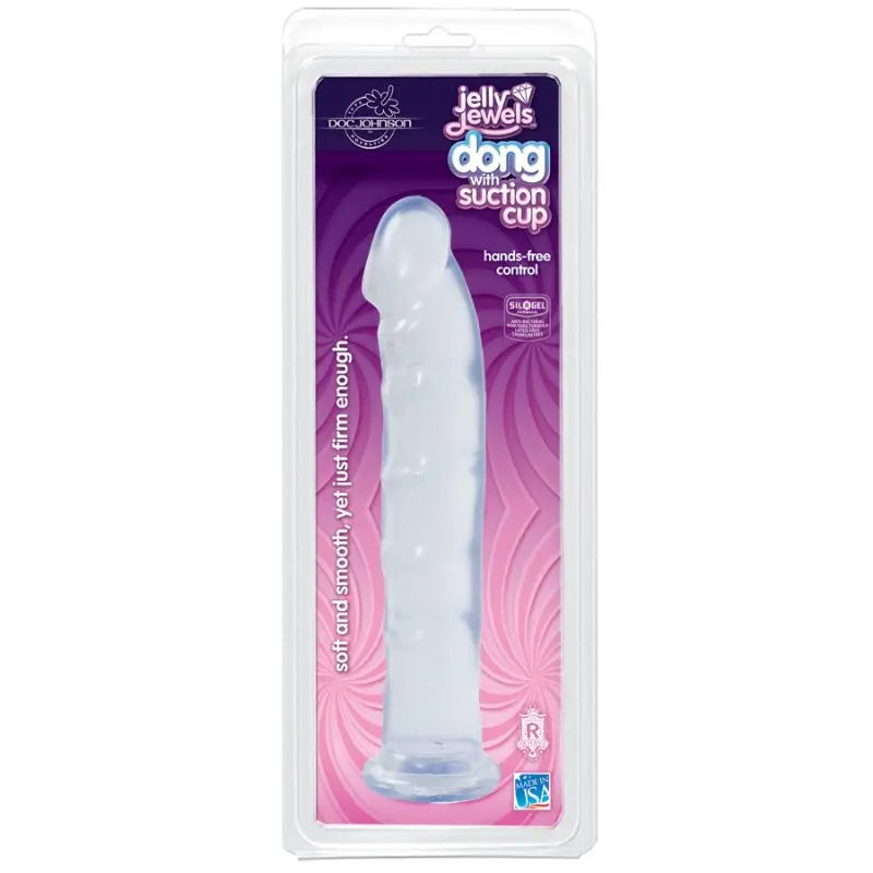 Dong With Suction Cup Diamond Jelly Jewels Discreet Intimate Essentials.
