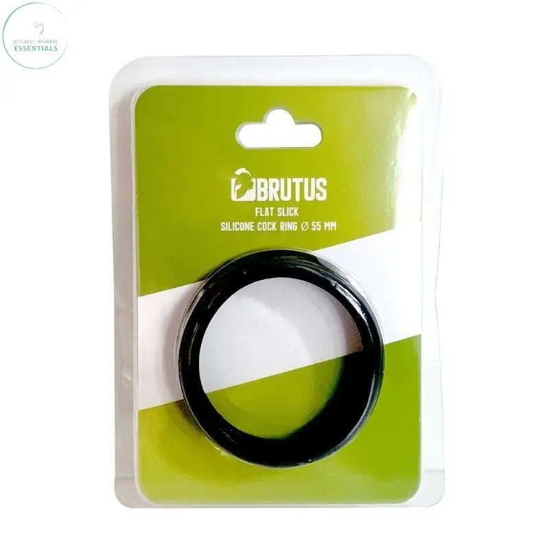 Affordable quality Brutus Flat Slick Cock Ring 55mm  from Brutus by Discreet Intimate Essentials with Discreet Delivery 
