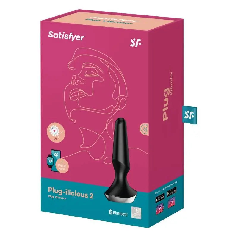 Satisfyer Plug-ilicious 2 Black Satisfyer Discreet Intimate Essentials.