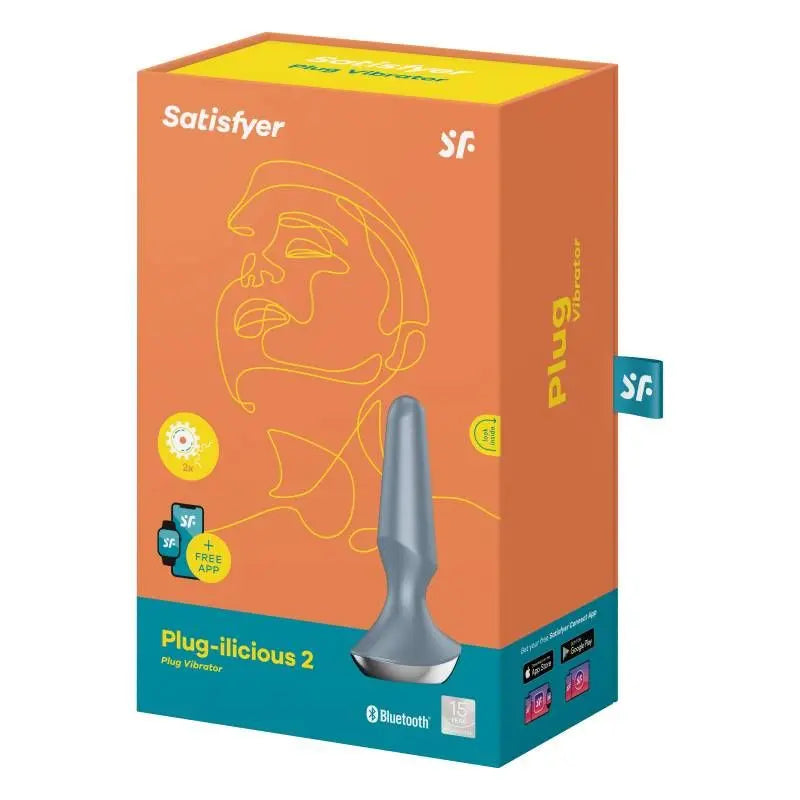 Satisfyer Plug-ilicious 2 Ice Blue Satisfyer Discreet Intimate Essentials.