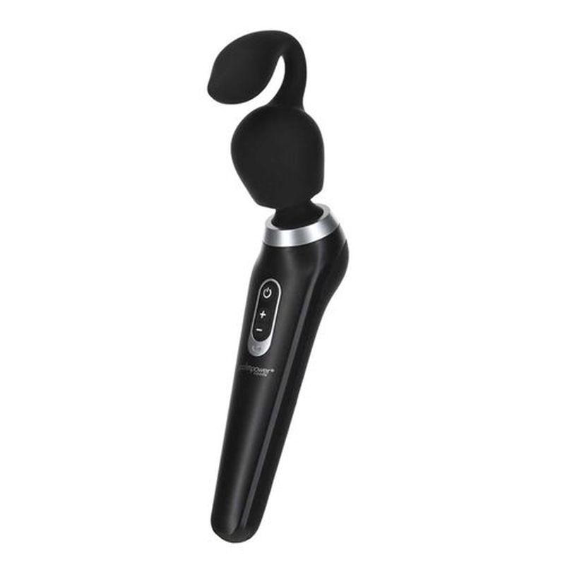 G spot silicone attachment on PalmPower Extreme massager for enhanced pleasure and targeted stimulation.