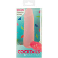 Cocktails Dildo Peach Bellini 5.5in in packaging with tropical theme by Addiction