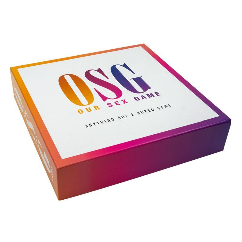 Our Sex Game box for couples sex game, designed to spark erotic conversation and fun experiences.