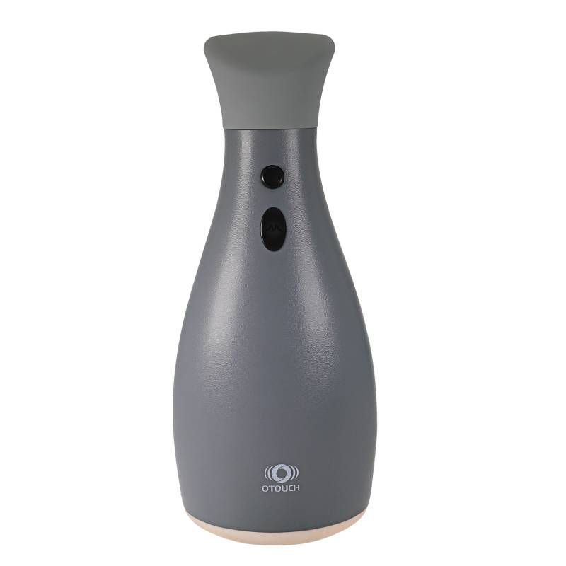 NINJA 2 Inflatable Masturbator in gray color with button control for dynamic pleasure experiences.