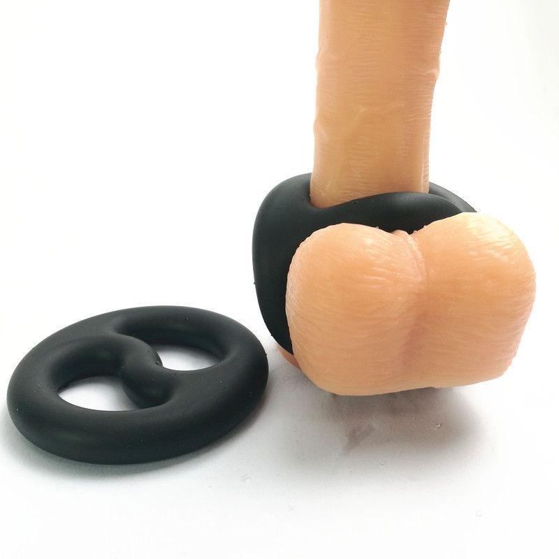 Brutus Yin Yang Silicone Cock and Ball Duo Ring for enhanced pleasure and support in intimate experiences.