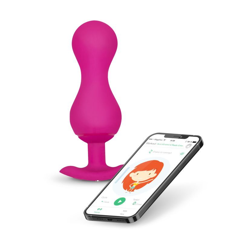 Gvibe Gballs 3 with smartphone app, a smartphone controlled kegel trainer for effective muscle training.