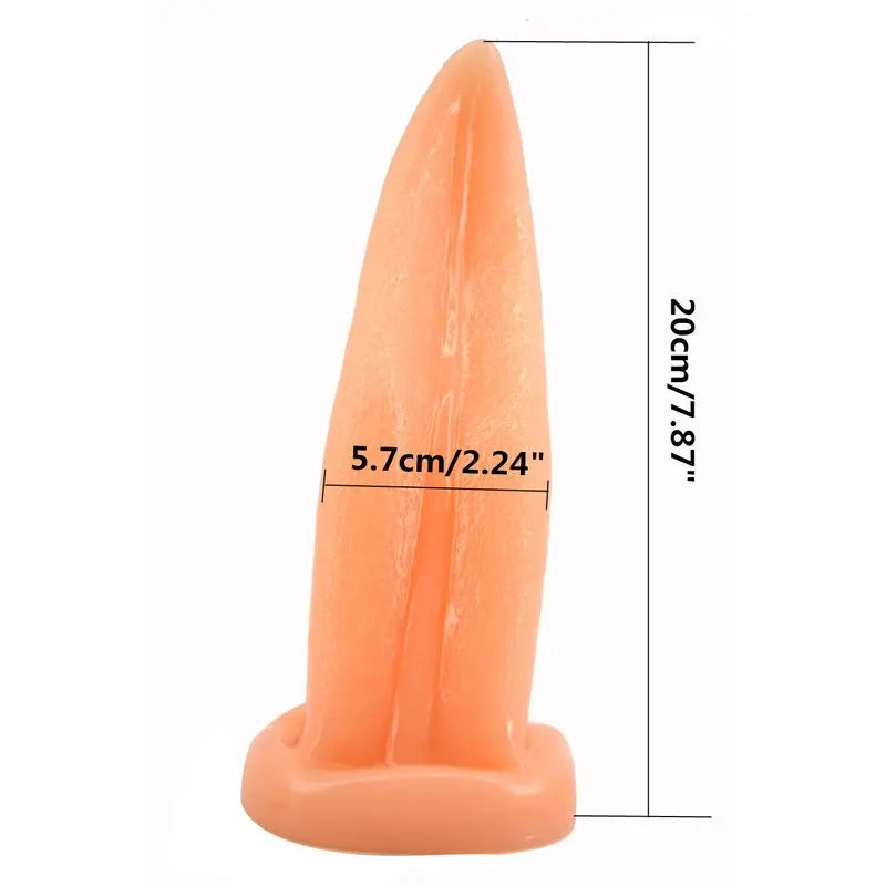 Tongue Shape Anal Plug Flesh FAAK Discreet Intimate Essentials.
