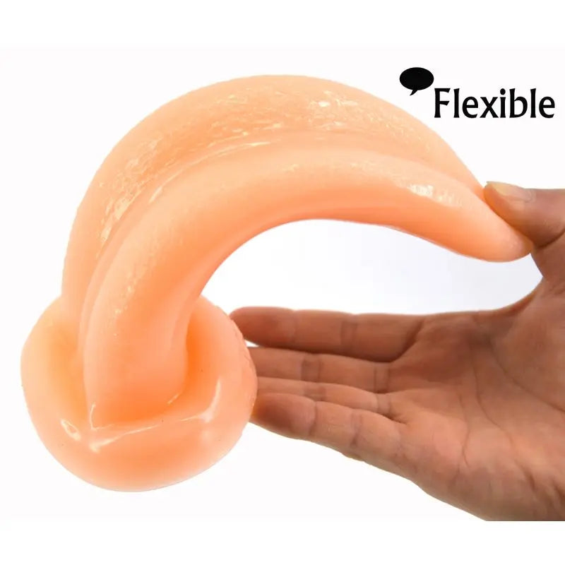 Tongue Shape Anal Plug Flesh FAAK Discreet Intimate Essentials.