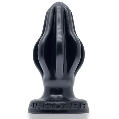 Airhole-1 Finned Buttplug Black OxBalls Discreet Intimate Essentials.